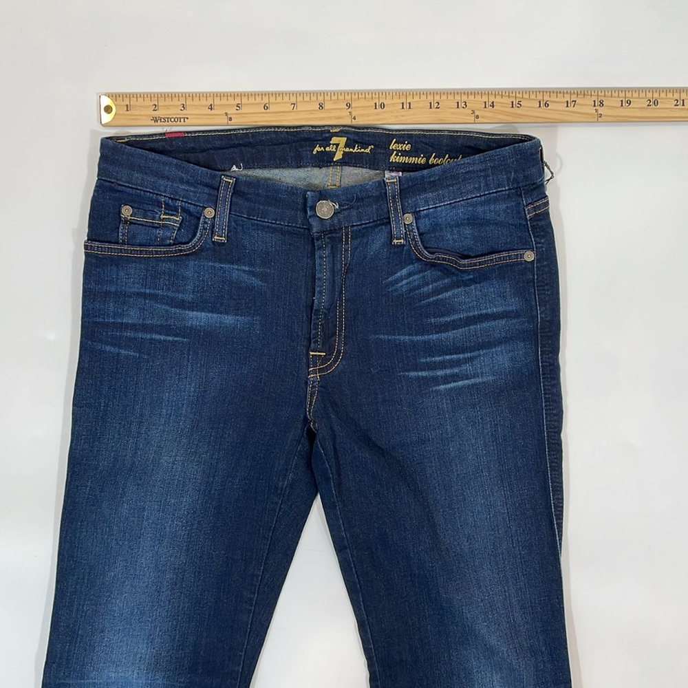 NWOT 7 For All Mankind Lexie Kimmie Bootcut Jeans 31  Petite - Picture 6 of 12